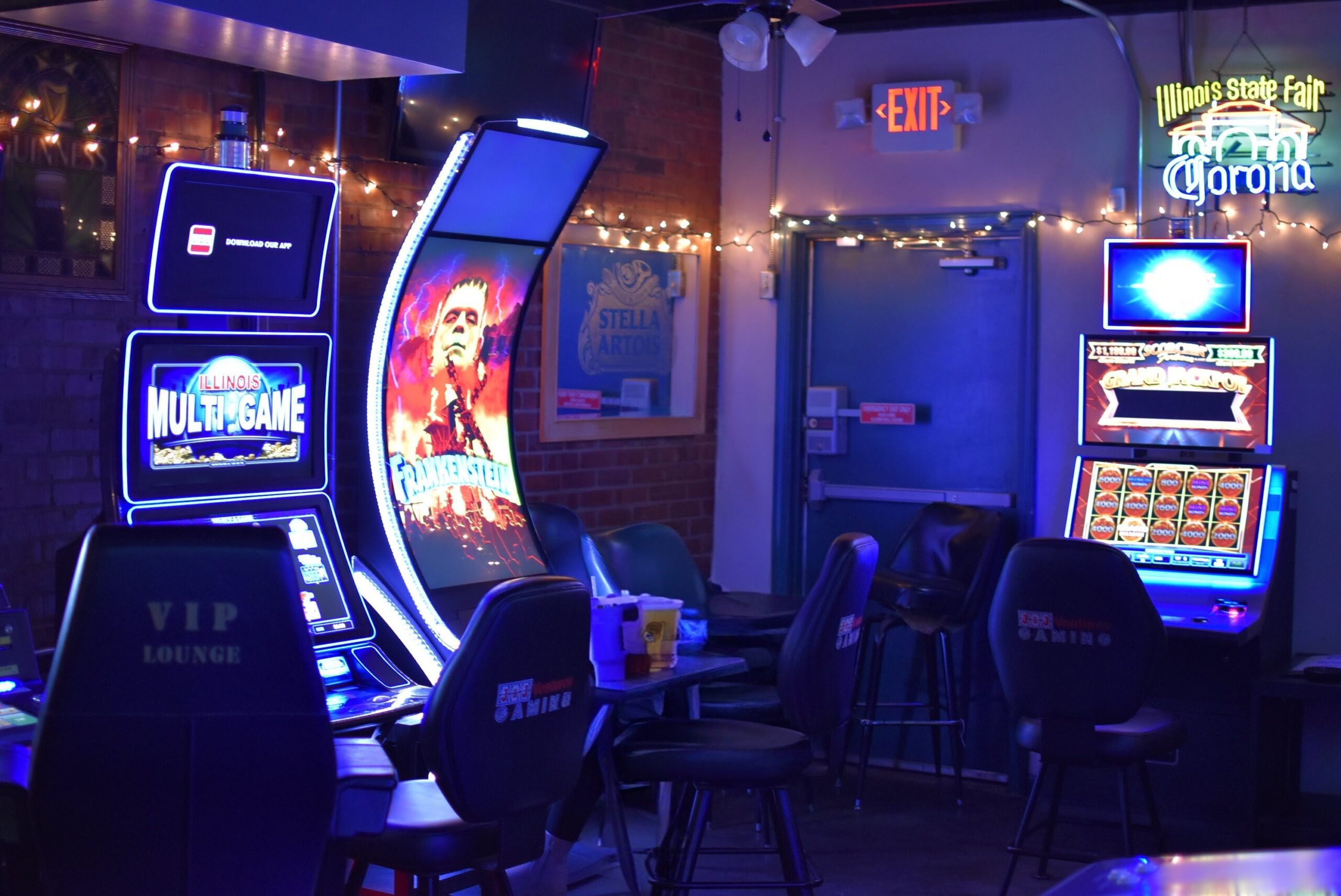 Franny's beer garden gaming Springfield IL
